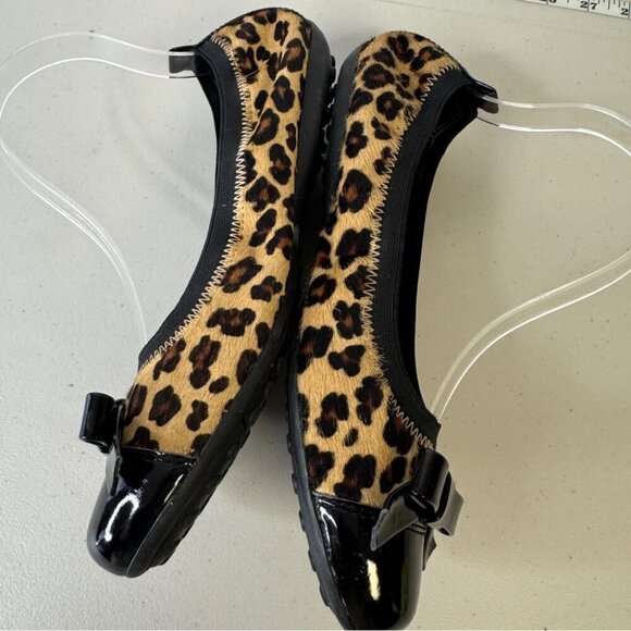 Geox Respira Italian Leopard Animal Print Womens Ballet Flats Size 40 - Picture 5 of 13